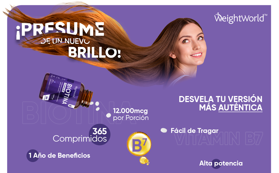 Biotina para el cabello