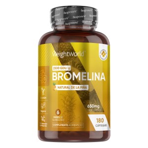 Bromelina 650 mg de WeightWorld