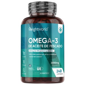 Cápsulas de Aceite de Pescado Omega 3