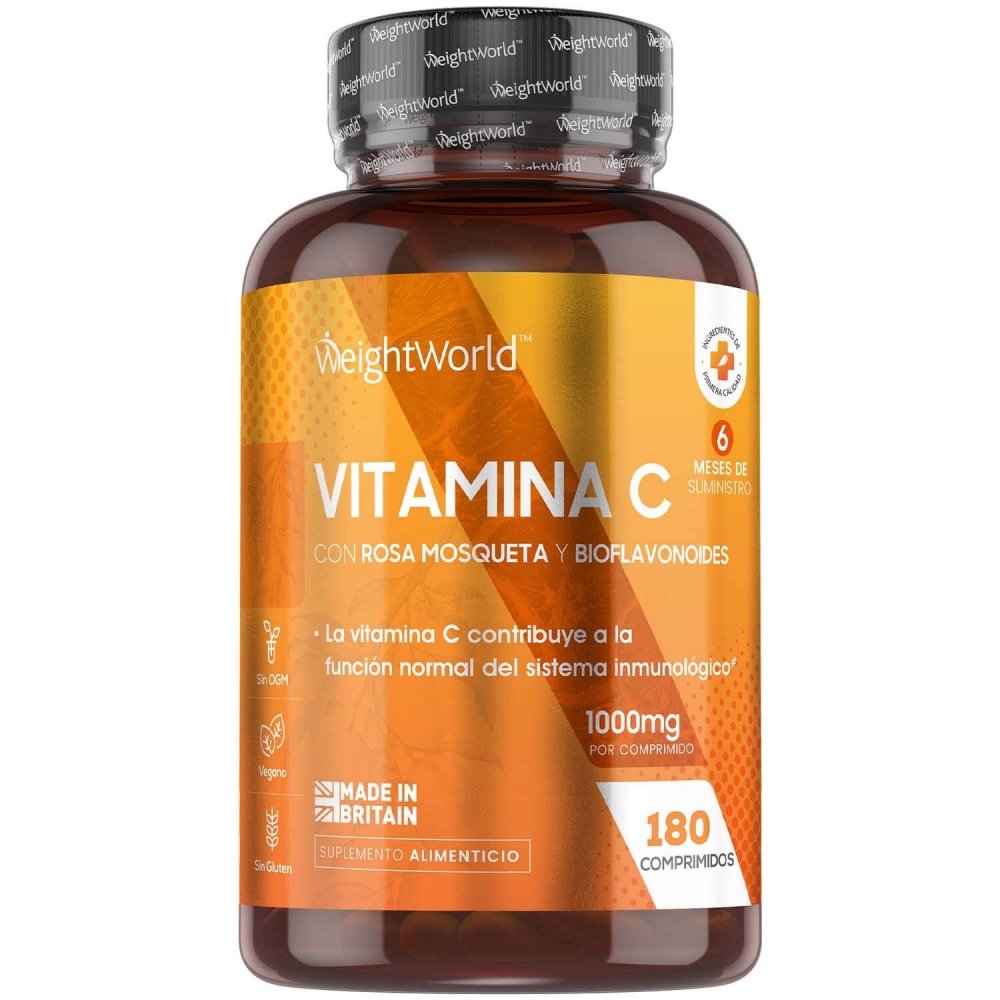 Vitamina C Con Rosa Mosqueta Y Bioflavonoides Mg Comprimidos