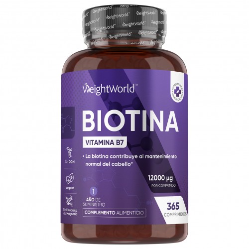 Biotina para el Cabello, Uñas y Piel