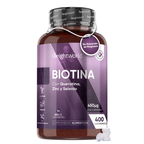 Biotina para el Cabello, Uñas y Piel