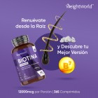 Suplemento Biotina 12000 mcg