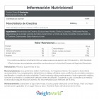 Información nutricional Gomitas de Creatina