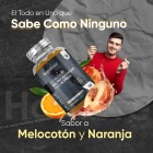 Gominolas multivitaminas con sabor a naranja y melocotón