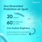 Suplemento de Probióticos con 20 cepas