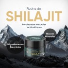 Resina de Shilajit con propiedades antioxidantes naturales